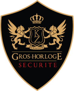 Gros horloge sécurité logo Logo de Gros-Horloge Sécurité : Un symbole de sécurité et de confiance, représentant notre engagement à protéger et assurer la tranquillité d'esprit.